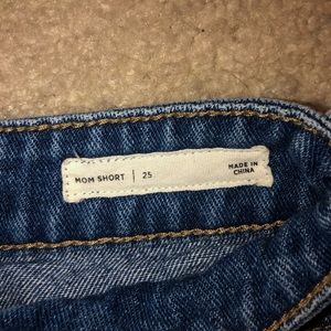 jean mom shorts